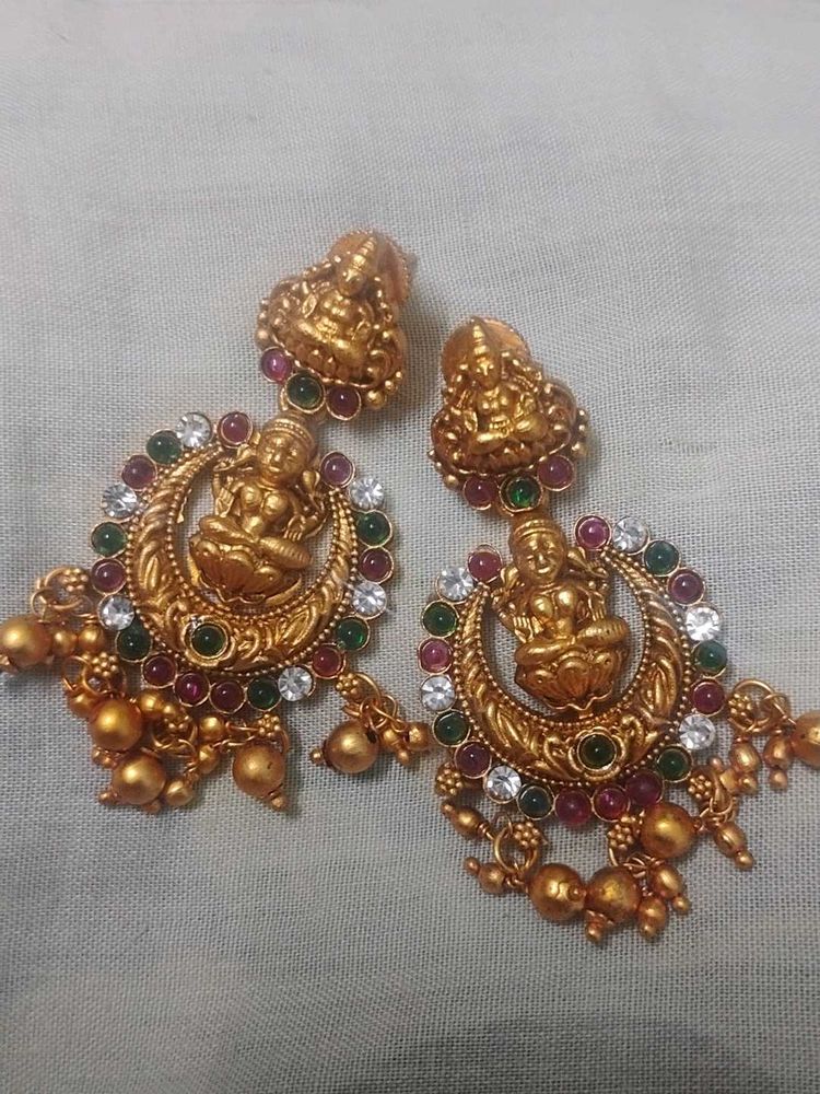 Ethnic Gold Earrings