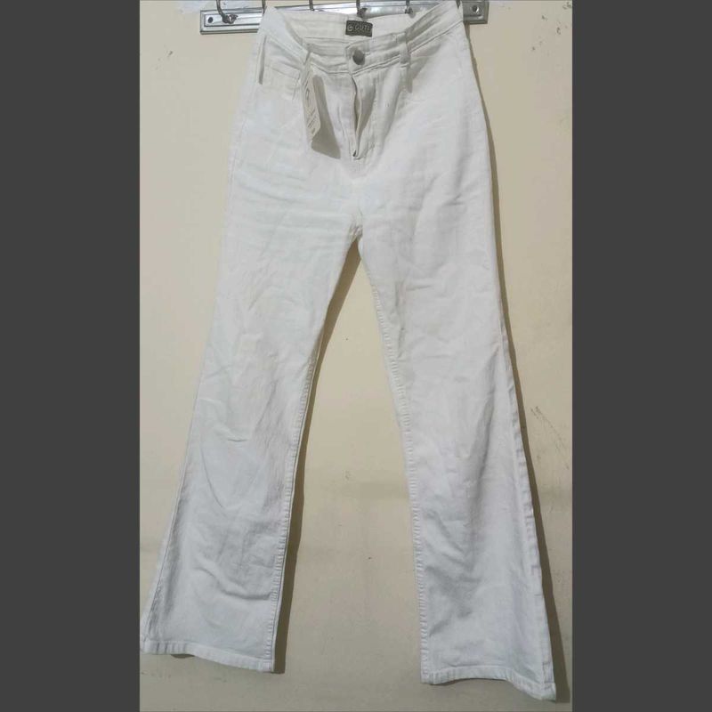 White Flared Jeans