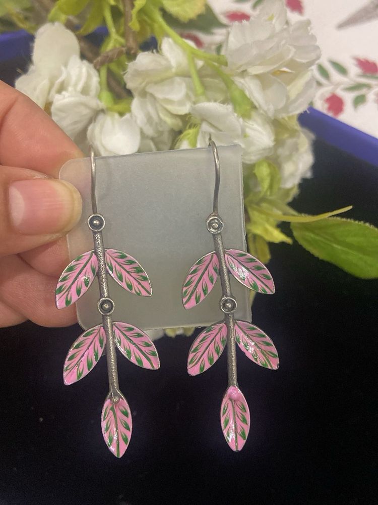 Leaf Drop Earrings