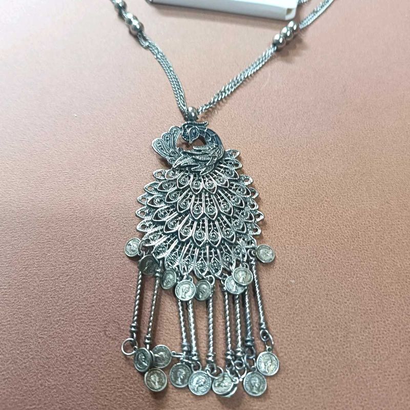 Peacock Pendant Necklace