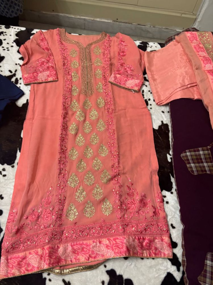 Elegant Embroidered Kurta Set