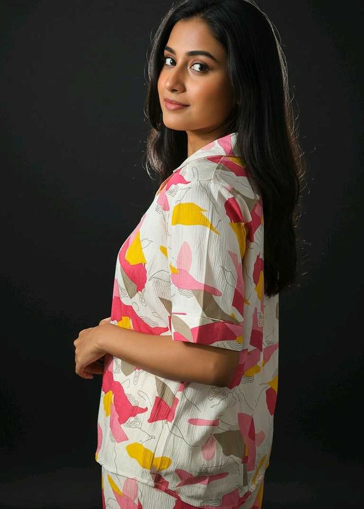 Floral Print Night Suit