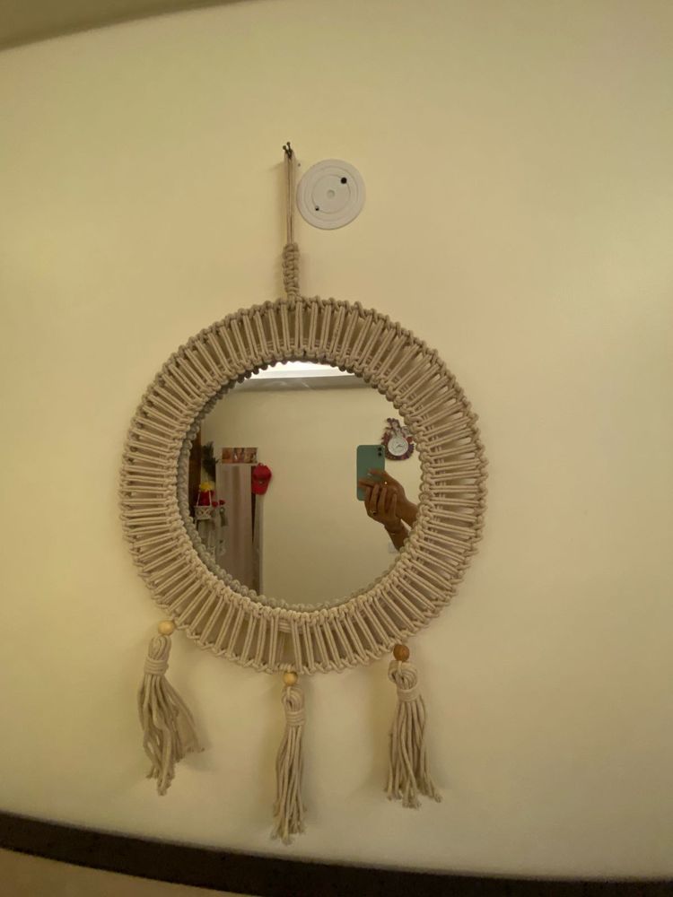 Macrame Wall Mirror