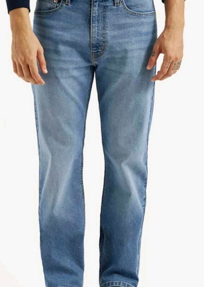 Classic Light Wash Denim Jeans