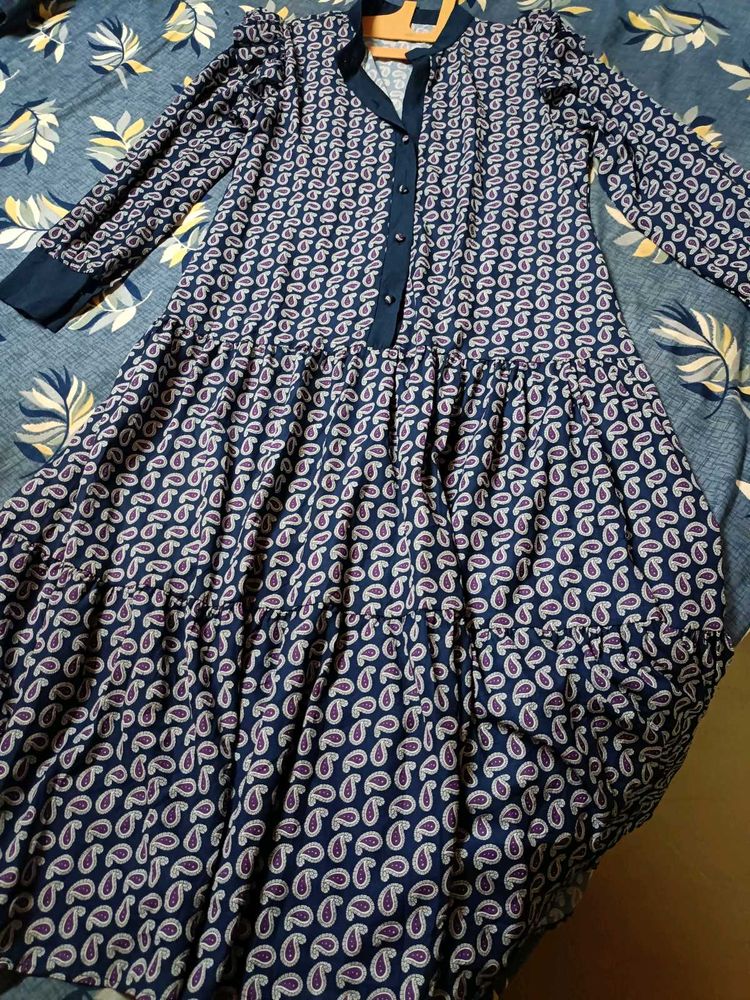 PAISLEY TIERED DRESS