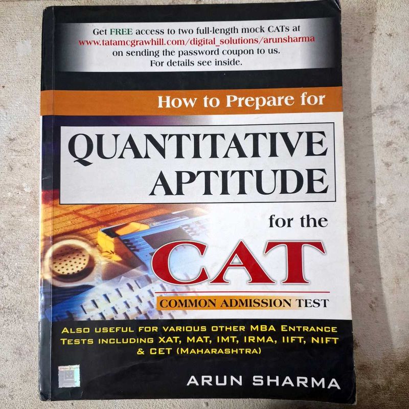 Quantitative Attitude Book For CAT: Arun Sharma