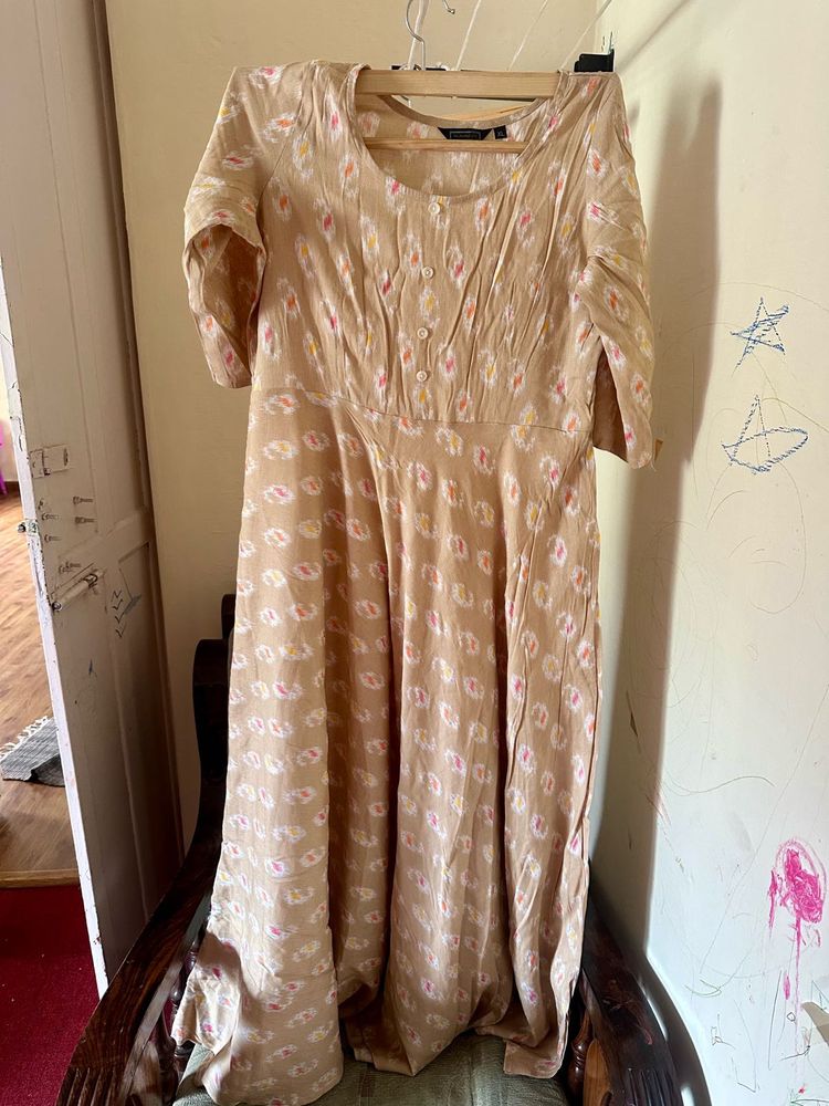 Patterned A-Line Dress