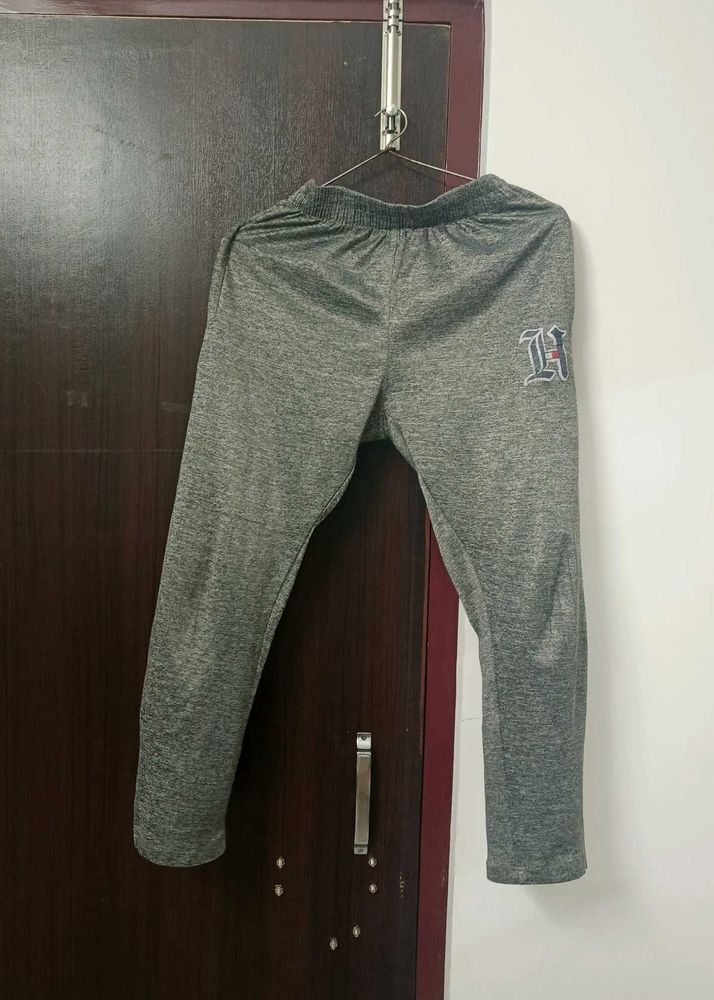 Gray Casual Pants