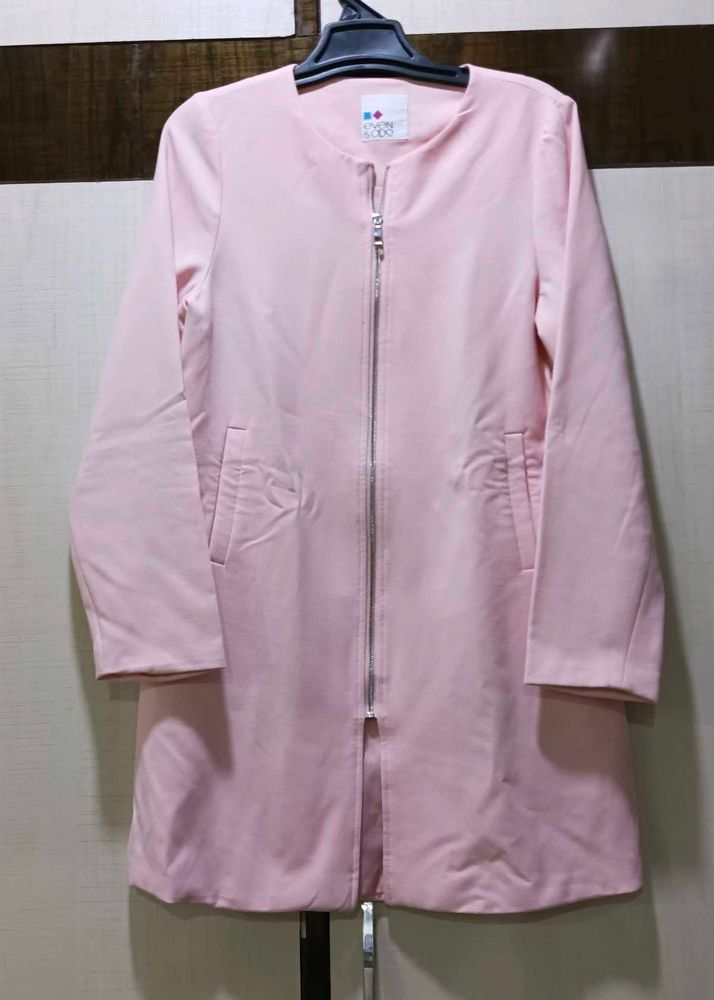 Pink Long Jacket Dress