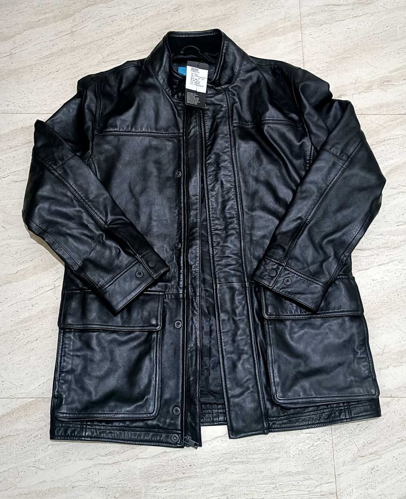 Pure Leather Justanned Brand Jacket