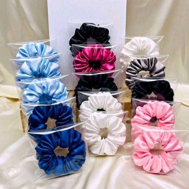 15 Colorful Scrunchie Set