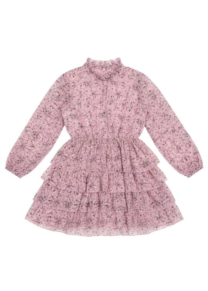 Floral Pink Girls Dress