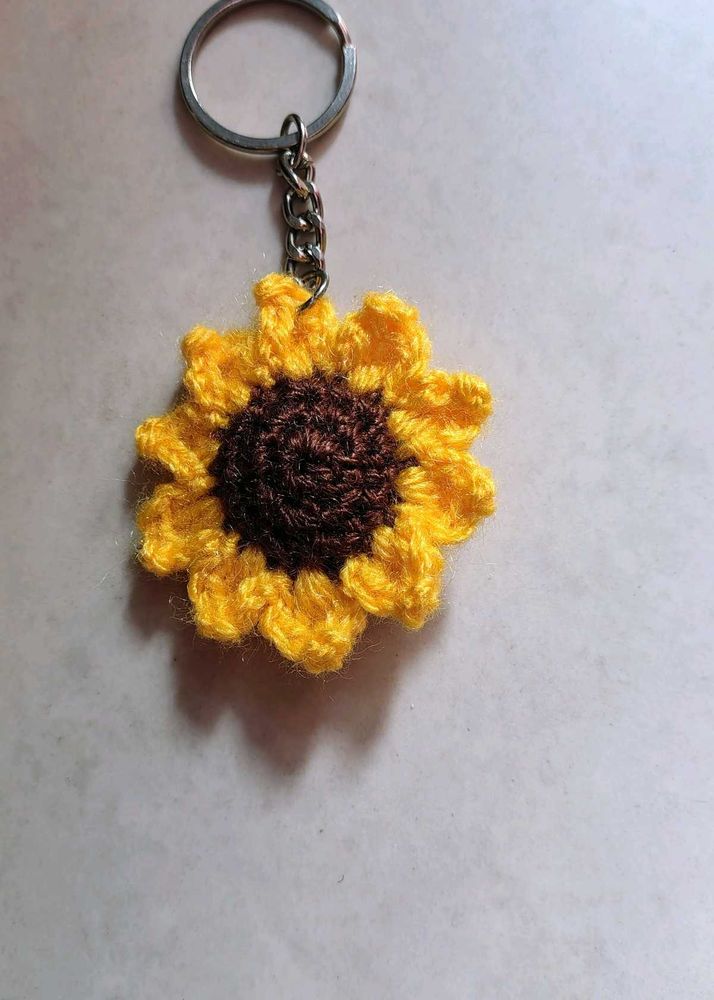 Sunflower Keychain