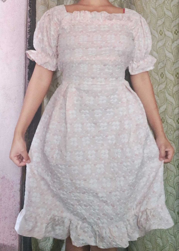 Pinteresty Square Neck Dress