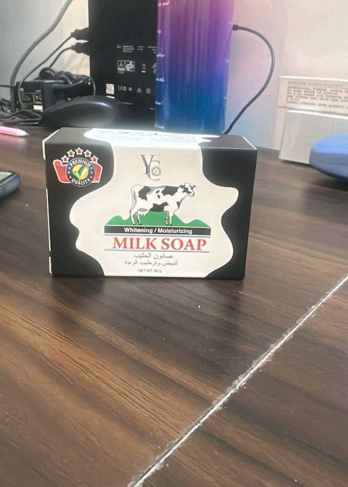 skin whitening milk soap