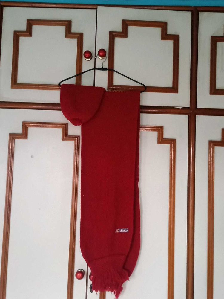 Red Scarf &amp; Beanie Set