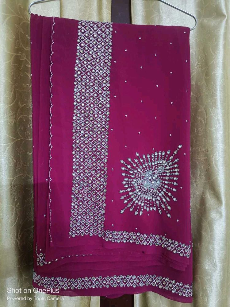Elegant Embellished Saree