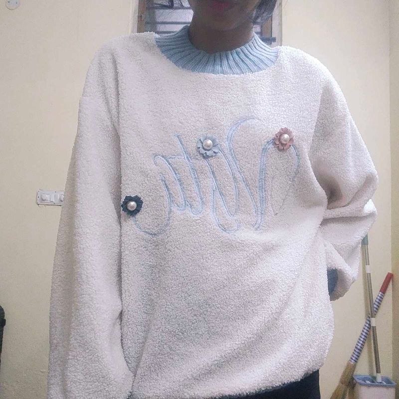 White Woolen Sweater