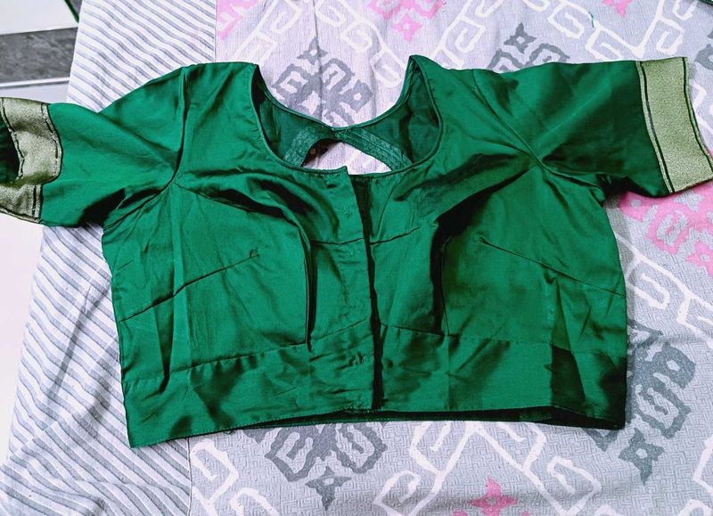 new Green Saree Blouse