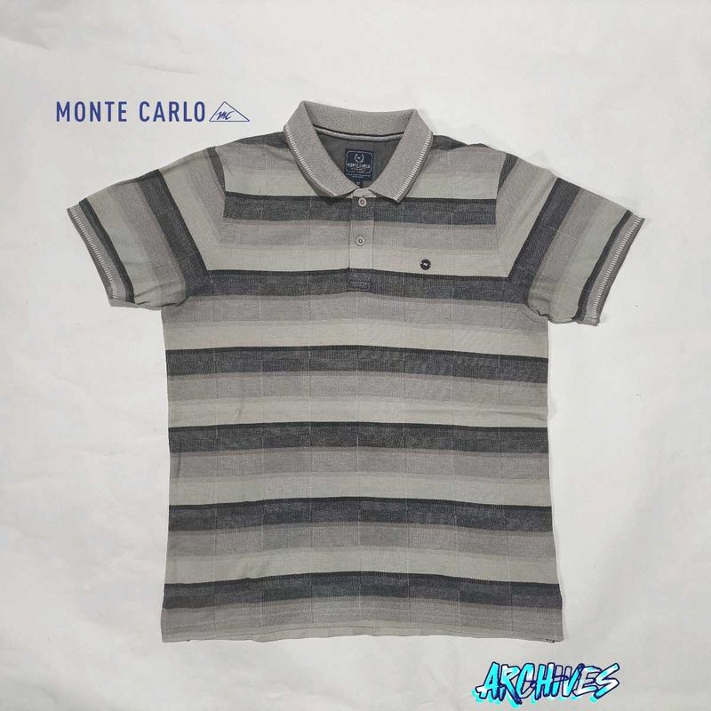 Monte Carlo Grey Polo T-shirt
