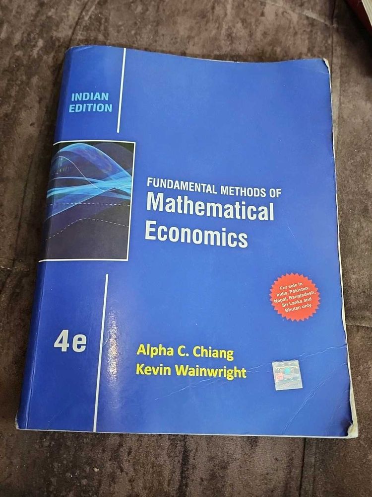 Mathematical Economics Book