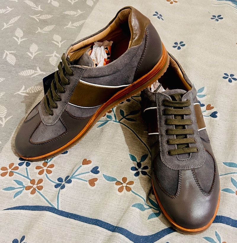 McCoy Men&#39;s Grey Casual Sneakers
