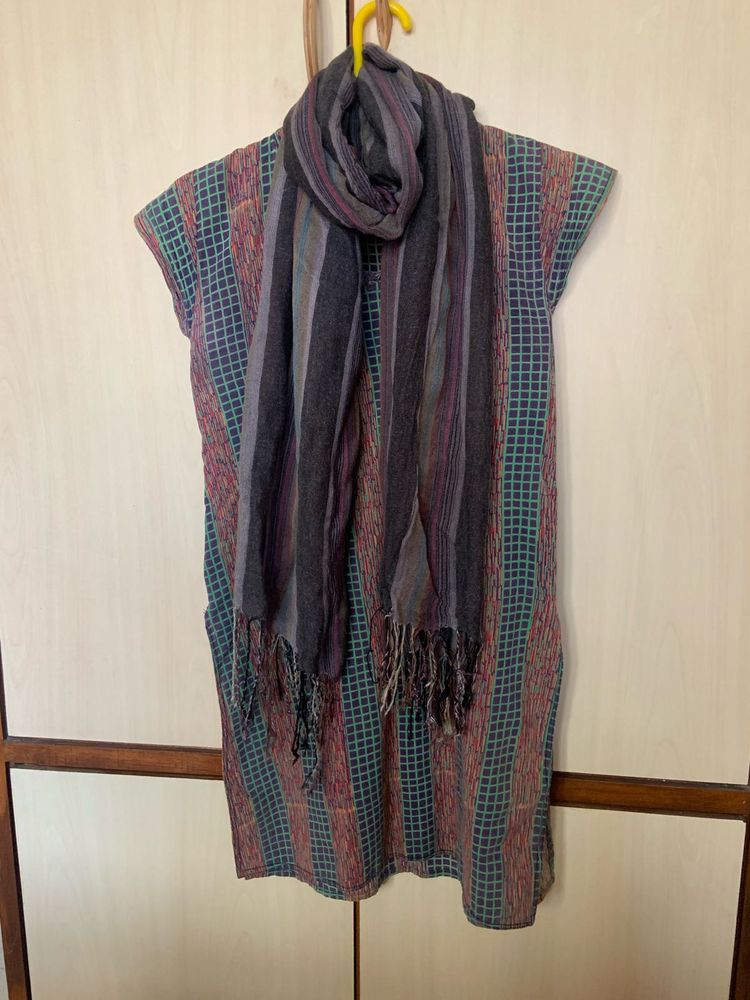 Combo Of Kurti &amp; Stole