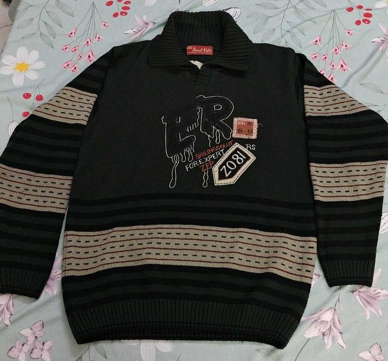 Striped Knit Sweater