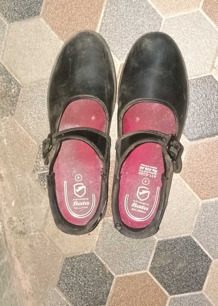 Bata Black Mary Jane Shoes