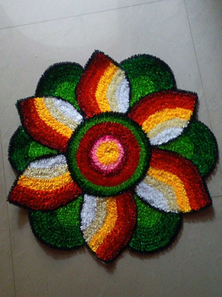 Flower Rangoli Mat