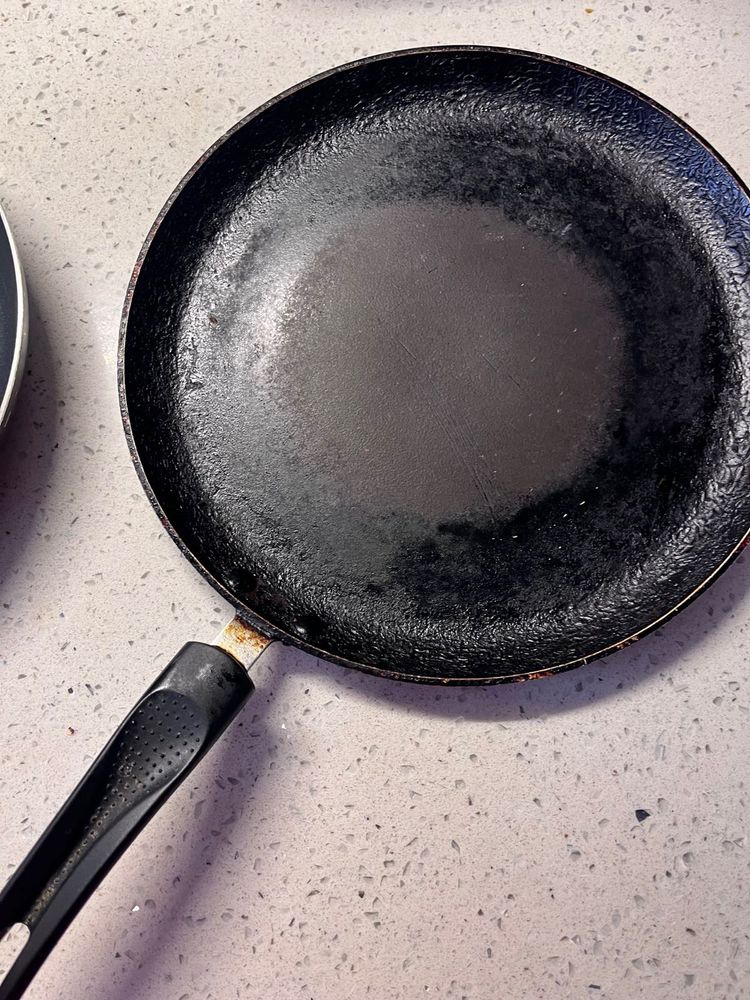 combo Used Nonstick Frying Pan and small pas
