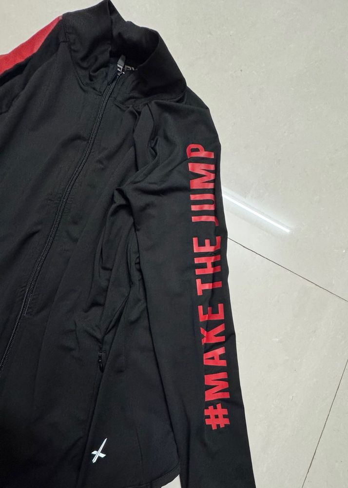 Black Active Workout Gym Jacket