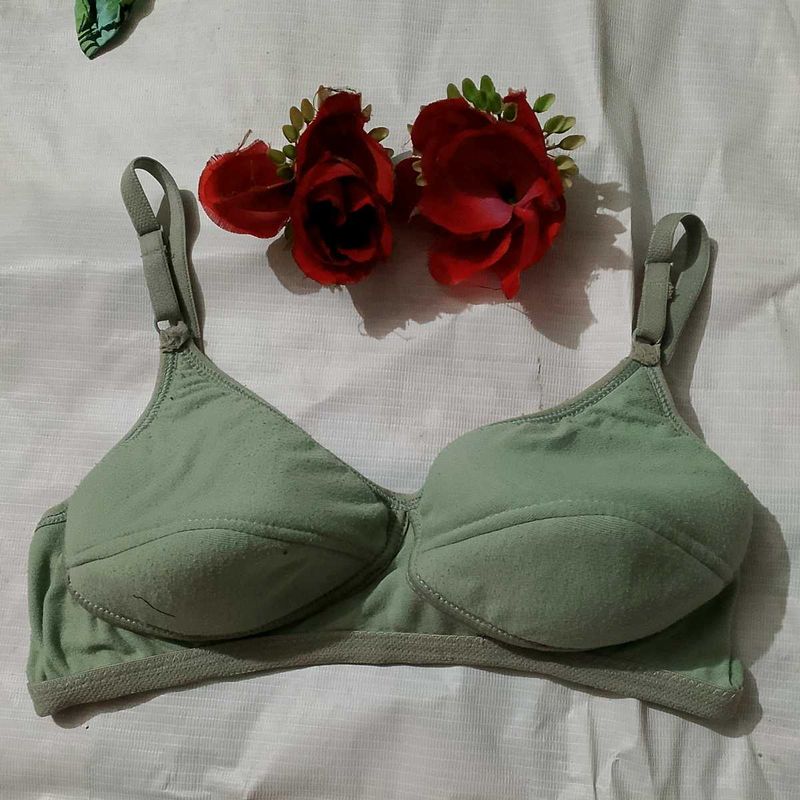 Comfortable Green Bra