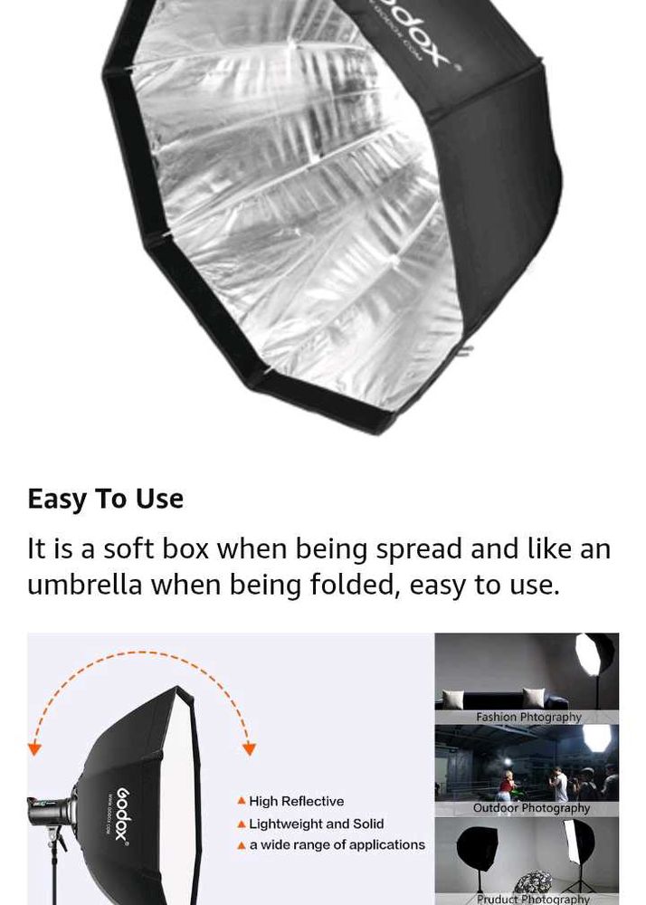 soft box with holder