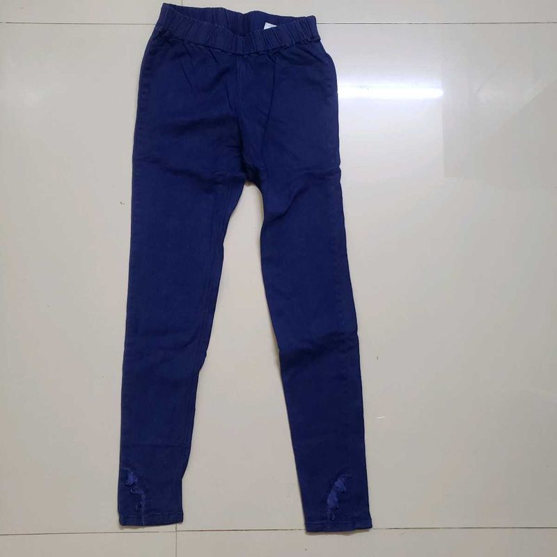 Girls&#39; Blue Denim Jeggings