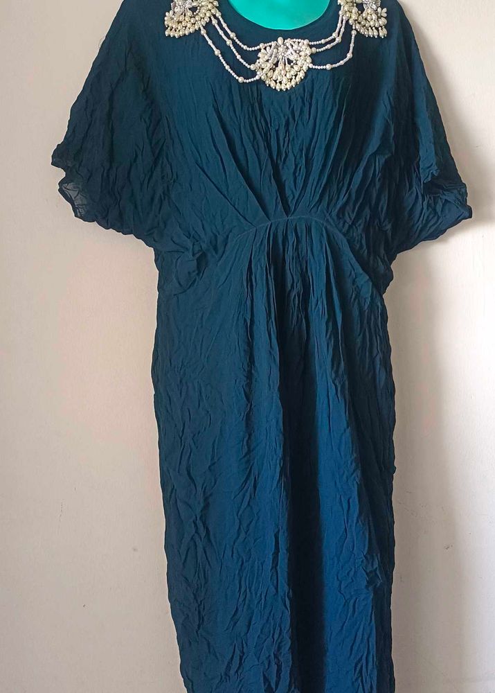 Elegant gorgeous Blue Kaftan Dress