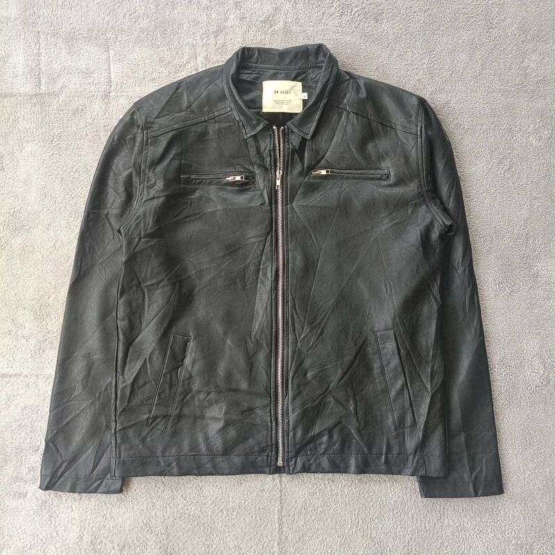 Stylish Black Leather Jacket|PRICE IS 1299 NOT 999