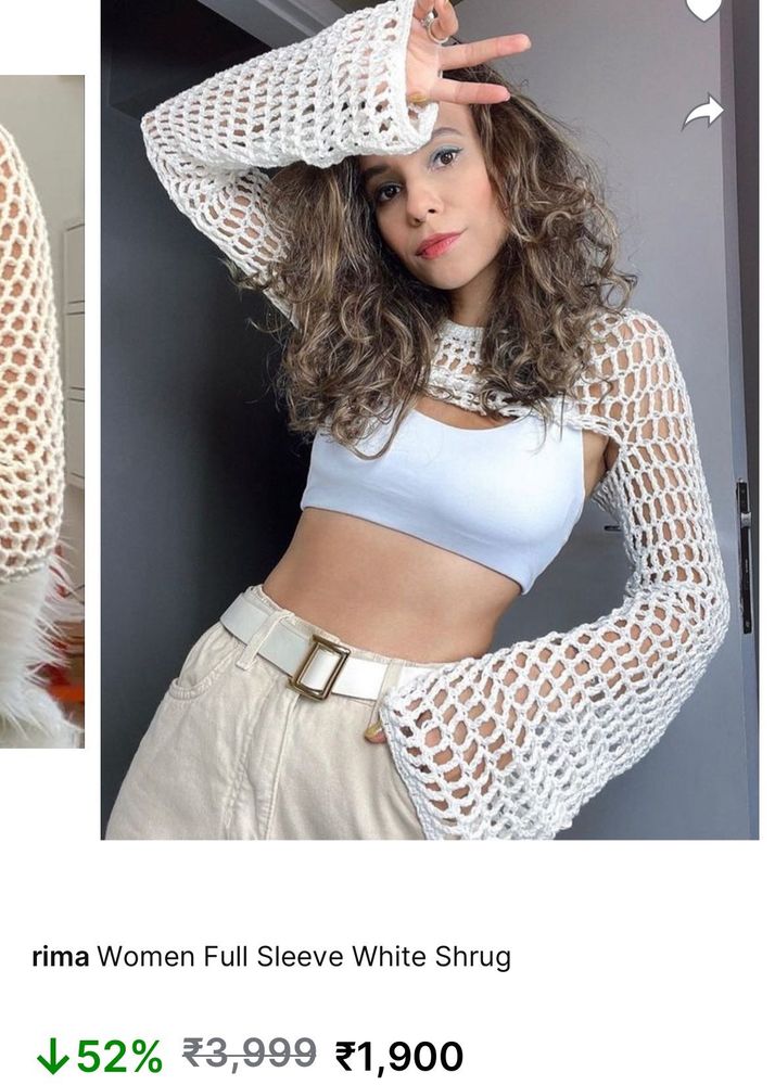 Crochet Mesh Top🌷