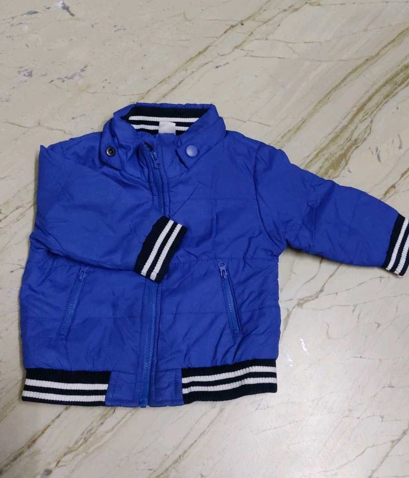 Blue Kids puffer Jacket