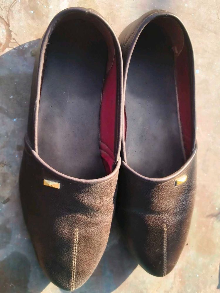 Ethnic Brown Casual Shoes