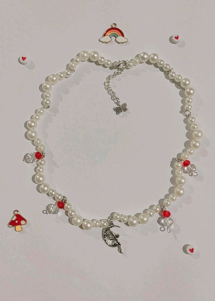 Fairy on the Moon Necklace
