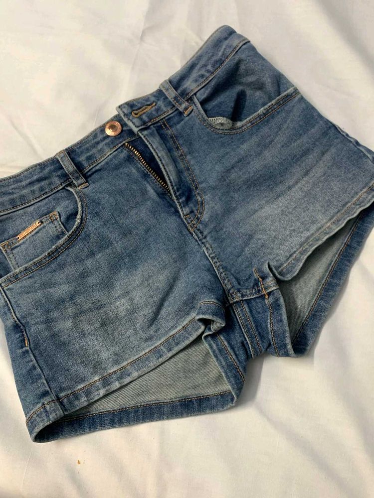 Denim Mini Shorts