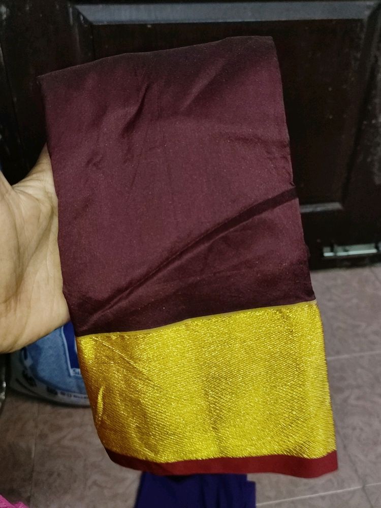 Marron Color Blouse Cloth