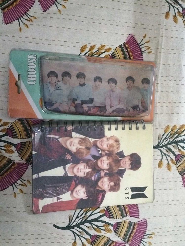 BTS Bundle: Pencil case &amp; Notepad