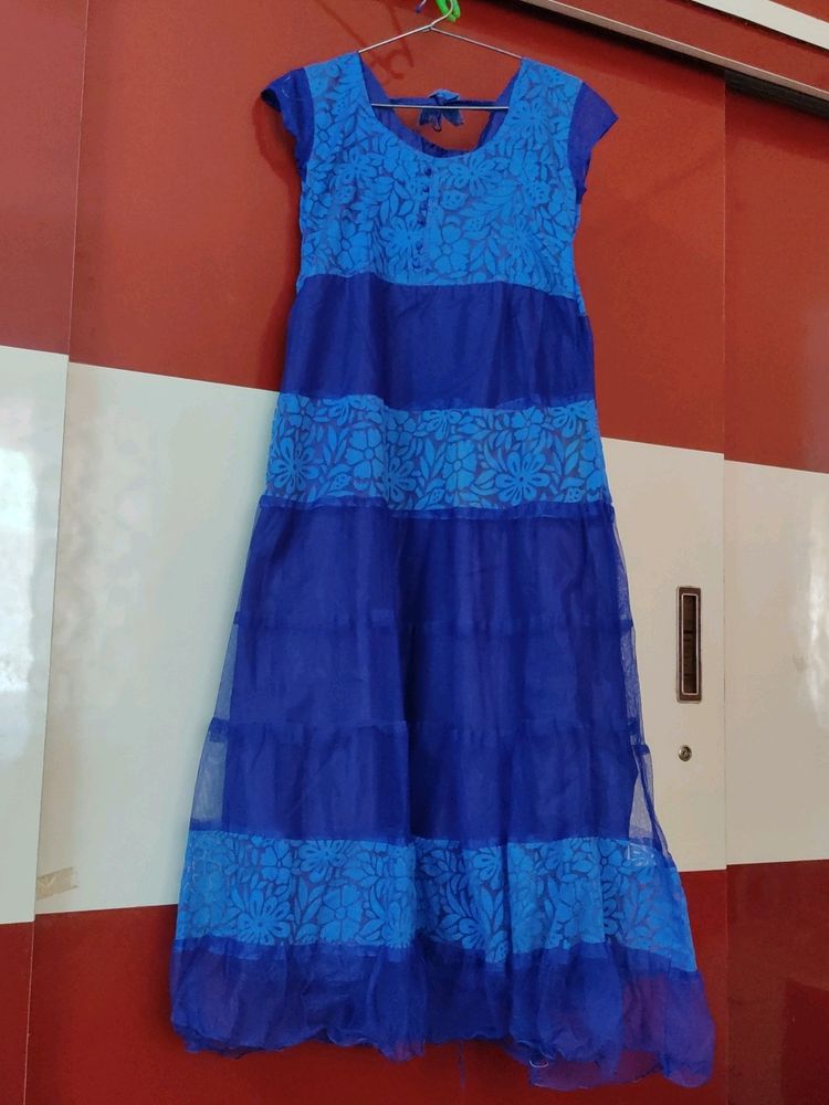 Neted A Line kurti Set