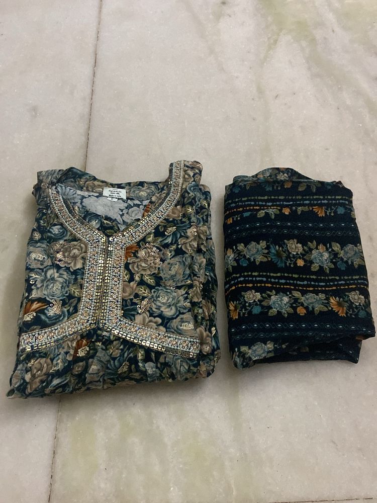 FLORAL KURTA SET