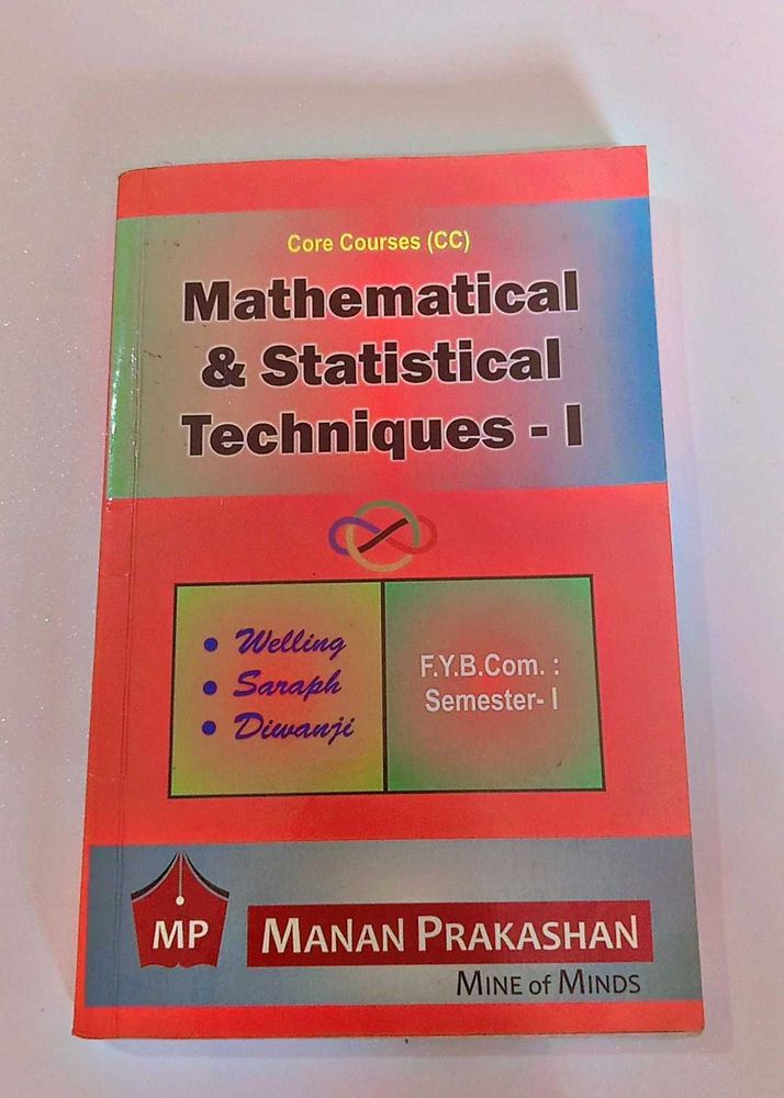 Mathematical &amp; Statistical Techniques - I