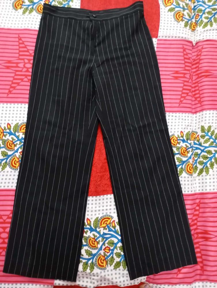 Striped Black Pants