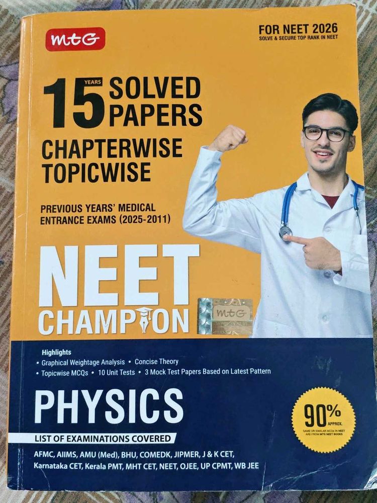 NEET Physics Champion - Solved Papers