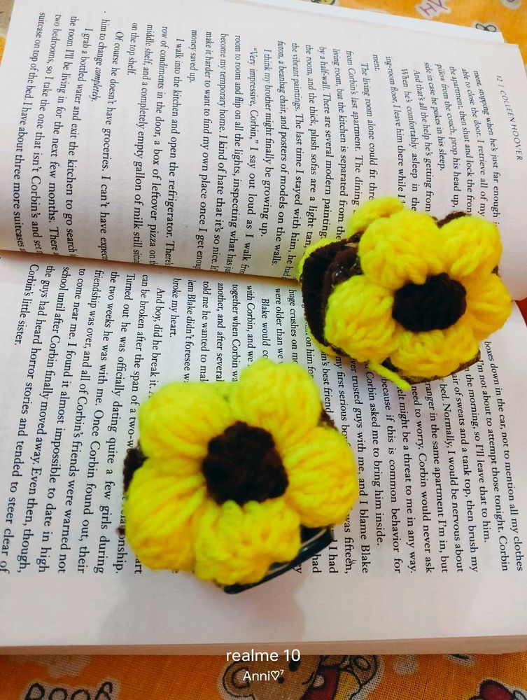 Sunflower Hair Tie Set
